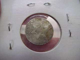 1857 3 CENT SILVER NICE COLLECTORS COIN  