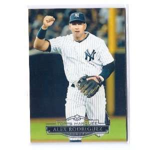  2011 Topps Marquee #70 Alex Rodriguez New York Yankees 