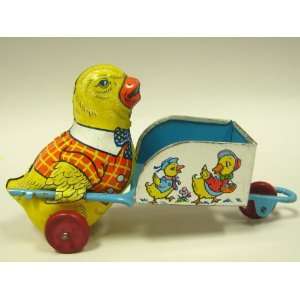  Chein Chick and Wheel Barrow Toys & Games