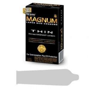  Bundle Trojan Magnum Thin 12 Pack and 2 pack of Pink 