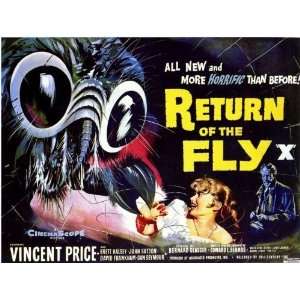  Return of the Fly Movie Poster (11 x 14 Inches   28cm x 