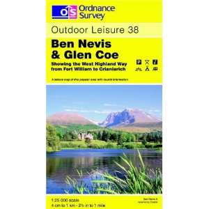  Outdoor Leisure Map 0038 Ben Nevis & Glen Coe 