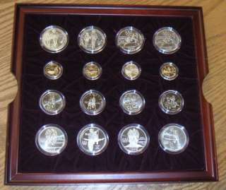 1995 1996 US OLYMPIC GOLD & SILVER COINS ATLANTA CENTENNIAL ONLY 160 