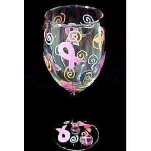  Friends like Wine Design   Hand Painted   Wine Glass 