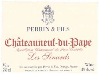 Perrin et Fils Chateauneuf du Pape Les Sinards 2002 
