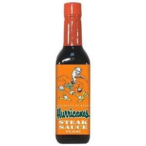  Hot Sauce Harrys 5029 MIAMI Hurricanes Steak Sauce   10oz 