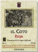 El Coto Crianza Rioja 2000 