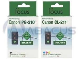 PK Ink Cartridges PG 210/CL 211 for Canon PIXMA MP250  