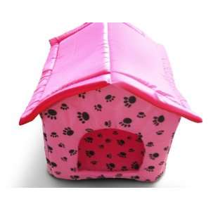  Pet House Foldable 19.75 X 17.75 X 19   Pink Kitchen 