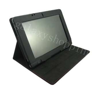 For Acer Iconia Tab W500 Folio Leather Case Cover Black  