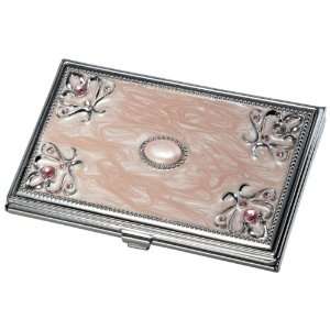  New Visol Ariella Pink Marble and Stainless Steel Business 