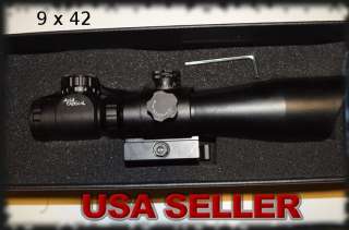 AcidTactical 3 9x42 Compact Rifle Scope Mil Dot illuminated Reticle 
