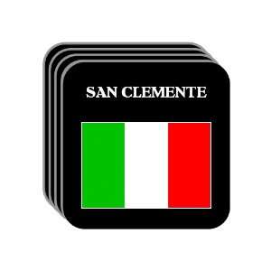  Italy   SAN CLEMENTE Set of 4 Mini Mousepad Coasters 
