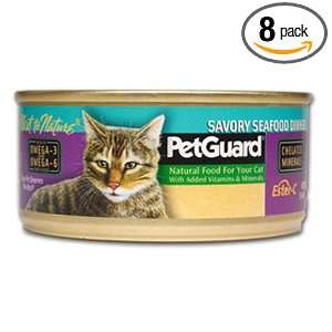 PetGuard Seafood Dinner Cat Food, 5.5  Ounce (Pack of 8)  
