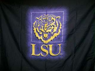 NEW LSU Tigers Window Curtain Panel 42x84  