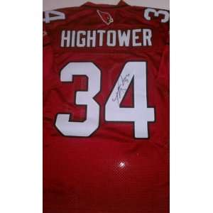 Tim Hightower Signed Arizona Cardinals Authentic Jersey Size 52