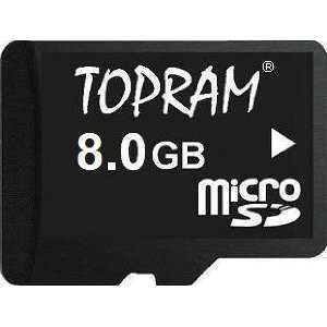  TOPRAM 8GB microSD TransFlash Card
