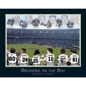    Bruisers on The Bay 6 Oakland Raiders    Print