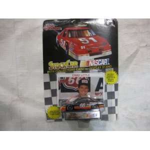 Little Phillips 66 Racing Team Stock Car With Drivers Collectors Card 