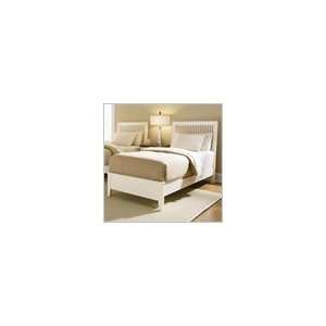   Pointe Off White Wood Slat Bed 3 Piece Bedroom Set
