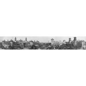   PANORAMA OF FAMOUS HOTELS ST AUGUSTINE FLORIDA 1910 