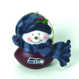  SEATTLE SEAHAWKS LIGHT UP CHRISTMAS ORNAMENTS (3) Sports 