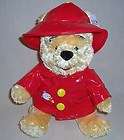    Winnie the Pooh in Red Rain Coat & Hat   Plush Stuffed 