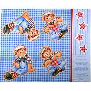  Raggedy Andy Doll Cotton Panel Toys & Games