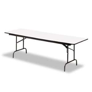 Premium Wood Laminate Folding Table, Rectangular, 72w x 30d x 29h 