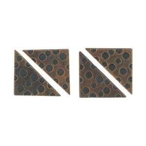   Metal Shape Embellishments Bronze Corners 4/Pkg; 3 Items/Order