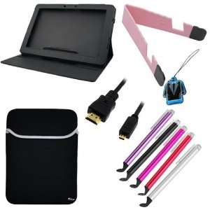 with Built in Stand + HDMI Cable + 5pc Universal Stylus + Mini Stand 