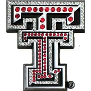  Texas Tech Red Raiders Premium Chrome Metal Auto Emblem 
