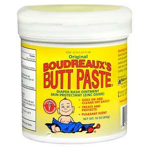   Butt Paste, Orignal Diaper Rash Ointment Skin Protectant 16 oz (454 g