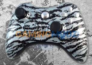 Hydro Silver Tiger Shell for Xbox 360  