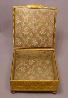 Exquisite Antique Art Nouveau Enamel Jewelry Box  