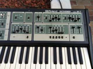 Vintage Roland SH 7 Analog synthesizer, RARE synth. 101 5 SH7  