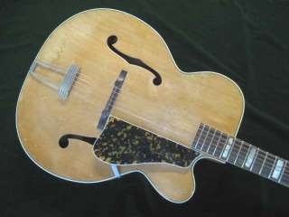 Vintage Silvertone Cutaway Archtop Spruce and Maple Made by Kay w/Ess 