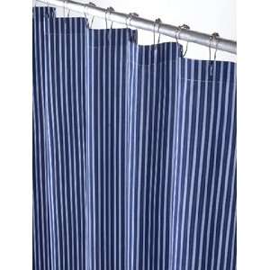  Blue Pin Stripe   Shower Curtain 72 x 72