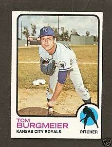 1973 Topps #306 Tom Burgmeier KC Royals Ex MINT  