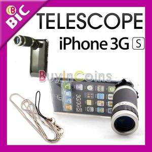 6x Zoom Telescope Camera for Apple iPhone 3G 3GS + CASE  