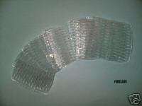 PACK OF 12 CLEAR PLASTIC HAIR COMBS SIDE COMBS BRIDAL  