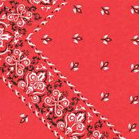 Ream Red Bandana Print Tissue Paper 240 Sheets NEW  