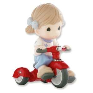  Precious Moments Girl on Tricycle Figurine Jewelry