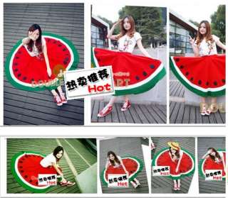 Japan new style super cute sweet Watermelon skirt  
