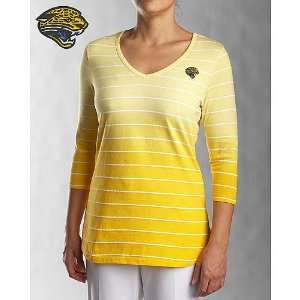   Jaguars Womens 3/4 Sleeve Goal Line T Shirt