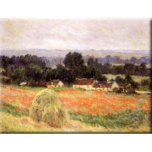  Haystack at Giverny 30x23 Streched Canvas Art by Monet 