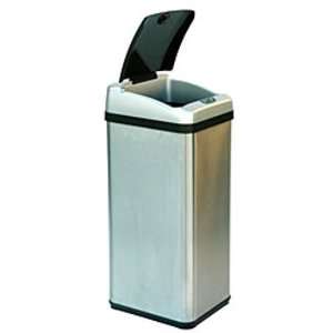   Square Extra Wide Opening Touchless Trash Can RX 