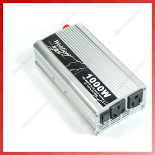 1000W Car USB DC 12V to AC 220V Power Inverter Adapter  