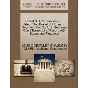 Corporation v. El Isleo, The; Postal S S Corp. v. Southern Pac Co 