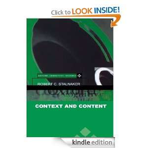 Context and Content Essays on Intentionality in Speech and Thought 